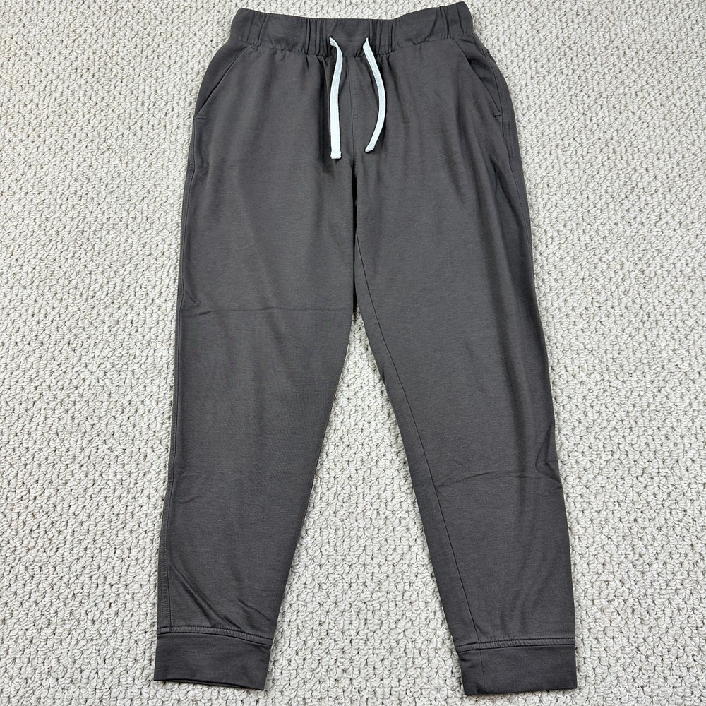 Free Fly Bamboo Fleece Joggers Womens Small Brown Stretch Tapered Sweatpants